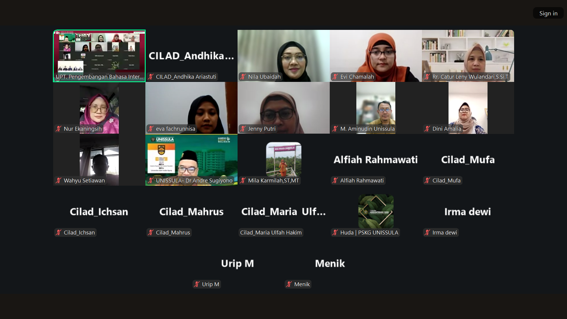 Temu Prodi UPT PBI UNISSULA 2025/2026: Strategi Penguatan dan Evaluasi Program Bahasa Inggris