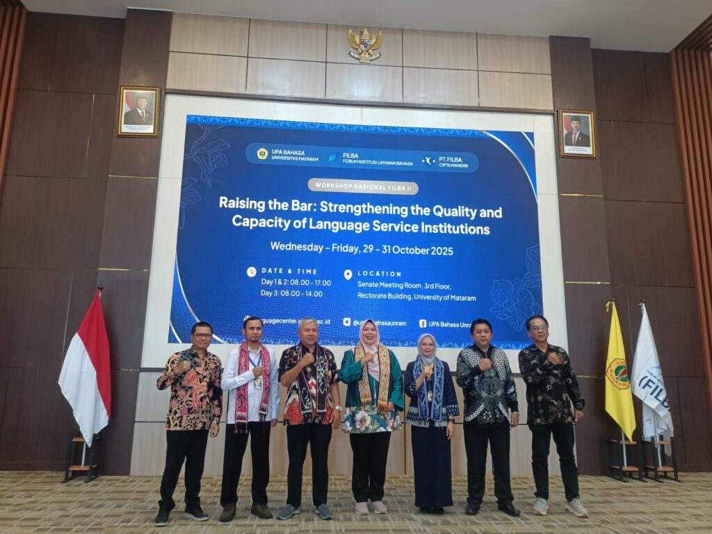 Kepala CILAD UNISSULA Raih Apresiasi dalam Workshop Nasional II Forum Institusi Layanan Bahasa 2025 di Universitas Mataram